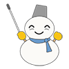 雪だるま - キャラクター｜人物｜フリーイラスト