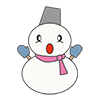 雪 - キャラクター｜人物｜フリーイラスト