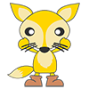 フォックス - キャラクター｜人物｜フリーイラスト