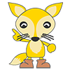 狐 - キャラクター｜人物｜フリーイラスト