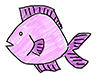 フィッシュ | 魚 - キャラクター｜人物｜フリーイラスト
