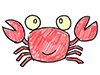 カニ | 蟹 - キャラクター｜人物｜フリーイラスト