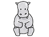 カバ | 河馬 - キャラクター｜人物｜フリーイラスト
