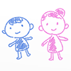 遊ぶ/子供/チャイルド - キャラクター｜人物｜フリーイラスト
