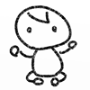 座る/人/疲れる - キャラクター｜人物｜フリーイラスト