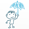 傘/雨/人 - キャラクター｜人物｜フリーイラスト