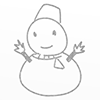 雪だるま/スノー - キャラクター｜人物｜フリーイラスト