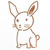 うさぎ/兎/動物 - キャラクター｜人物｜フリーイラスト