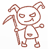 悪魔/死神/鎌 - キャラクター｜人物｜フリーイラスト