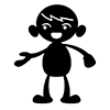 Come on / Welcome-Character ｜ Person ｜ Free Illustration