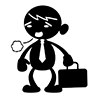 Tired ~ / Honestly, I'm tired ~ --Character ｜ Person ｜ Free illustration