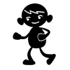 Coming soon / heading--Character ｜ Person ｜ Free illustration