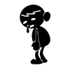 I caught a cold / runny nose ~ --Character ｜ Person ｜ Free illustration