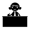 At work / at work --Character ｜ Person ｜ Free illustration