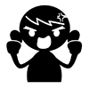 That's / what's going on? --Character ｜ Person ｜ Free illustration