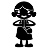 Please ask ~? --Character ｜ Person ｜ Free illustration