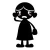 What should I do / I'm in trouble ~ --Character ｜ Person ｜ Free illustration