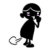 Pup / Flatulence-Character ｜ Person ｜ Free Illustration