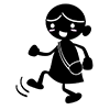 Going out / playing --Character ｜ People ｜ Free illustrations
