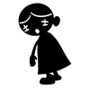 No / I can't help--Characters ｜ People ｜ Free illustrations
