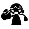 You're right! / Point to --Character ｜ Person ｜ Free Illustration