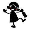 Ui ~ / I'm drunk--Character ｜ Person ｜ Free illustration