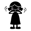 Nihihihi / Secret-Character ｜ Person ｜ Free Illustration