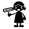End / End-Character | Person | Free Illustration