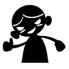 Yeah ~ i / I did it ~ / I did it --Character ｜ Person ｜ Free illustration