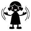 I'll talk about it! --Character ｜ Person ｜ Free illustration