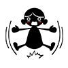 Huh! / What a surprise / Surprise-Character ｜ Person ｜ Free illustration