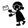 Thank you for your email / I've been in touch for a long time-Character | Person | Free illustration