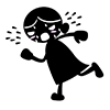 Fierce dash / late / dangerous! --Character ｜ Person ｜ Free illustration