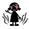 I'll kill you / the death penalty is decided-Character | Person | Free illustration