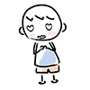 I like / hearts in my eyes-characters | people | free illustrations