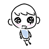 Uruuru / Tear eyes-Character ｜ Person ｜ Free illustration