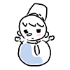 I became a snowman / Christmas-Character | Person | Free illustration