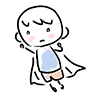 Justice / Flying --Character ｜ Person ｜ Free Illustration