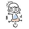 Surprised / Surprised / Jump-Character | Person | Free Illustration