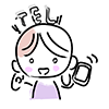 Call me / contact me --Character ｜ Person ｜ Free illustration