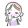 Zuru / Nose is not good-Character ｜ Person ｜ Free illustration