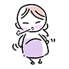 I ate too much / Gehu-Character ｜ Person ｜ Free illustration