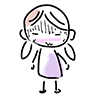 Embarrassed / I've done it --Character ｜ Person ｜ Free illustration